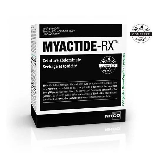 NH-CO Myactide-RX Action ciblée ceinture abdominale  2x56 gélules