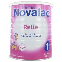 Novalac Relia  Lait Nourrissons 0-6 mois 800g