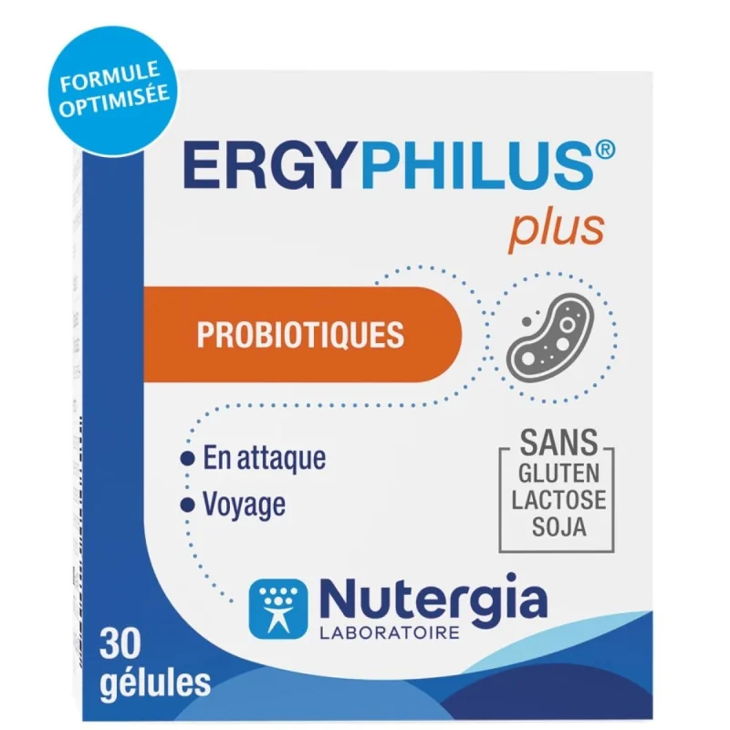 Nutergia Ergyphilus Plus Probiotiques 30 Gélules