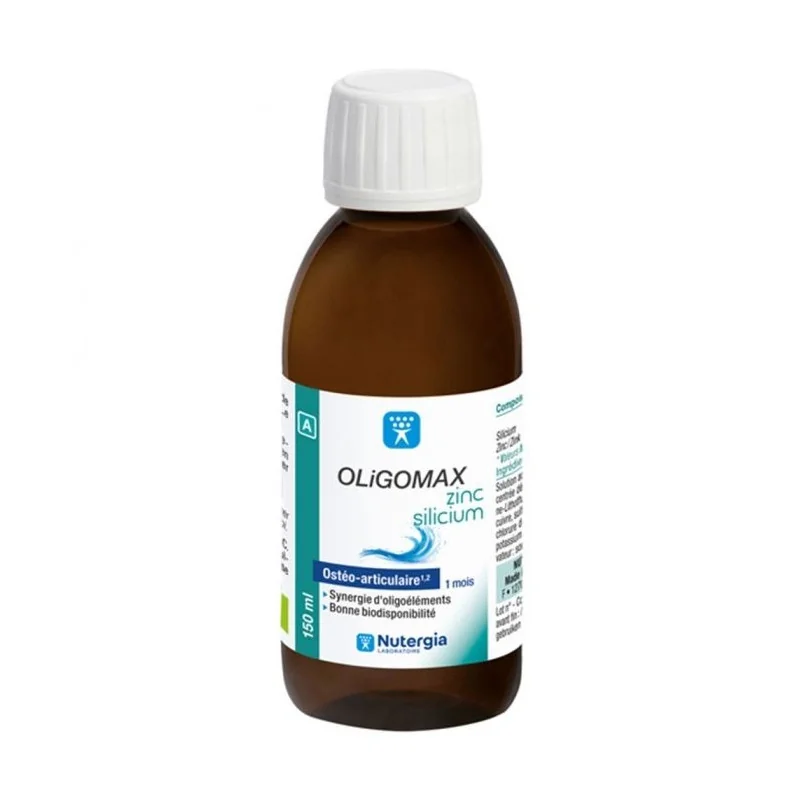 Nutergia Oligomax zinc silicium Ostéo-articulaire 150ml