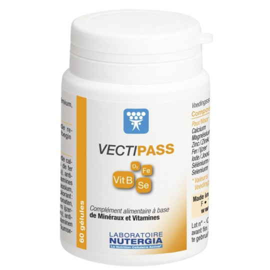 Nutergia Vectipass 60 gélules