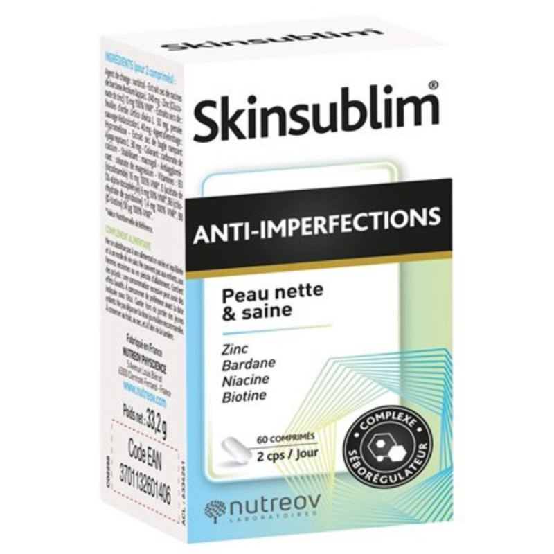 Nutreov Skinsublim Anti-imperfections 60 comprimés