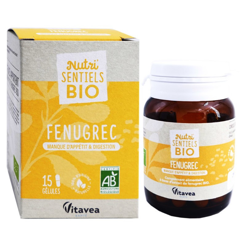 Nutri'sentiels Bio Fenugrec 15 gélules