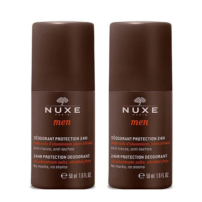 Nuxe Men Déodorant Protection 24H Anti-traces 2x50ml