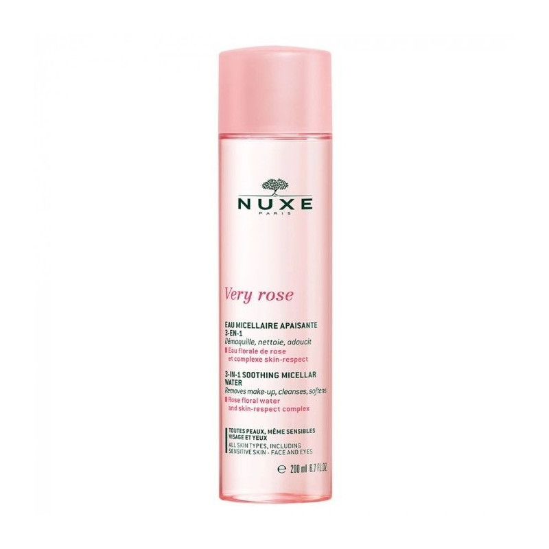 Nuxe Very Rose Eau Micellaire Apaisante 3-en-1 200ml