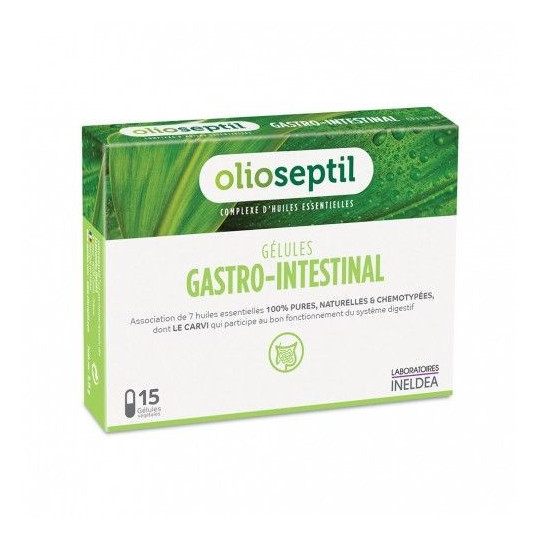 Olioseptil 15 Gélules Gastro-Intestinal.