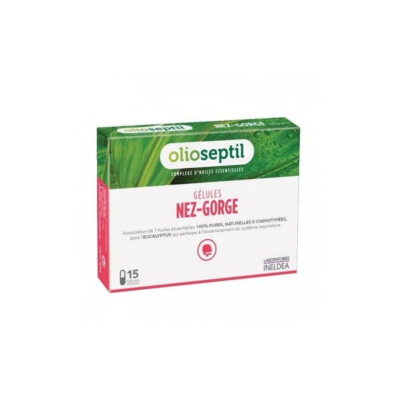 Olioseptil 15 Gélules Nez-Gorge.