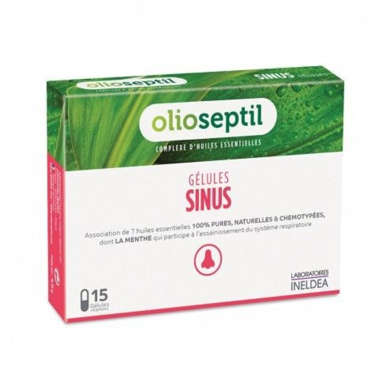 Olioseptil 15 Gélules Sinus.