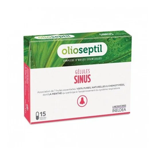 Olioseptil 15 Gélules Sinus.
