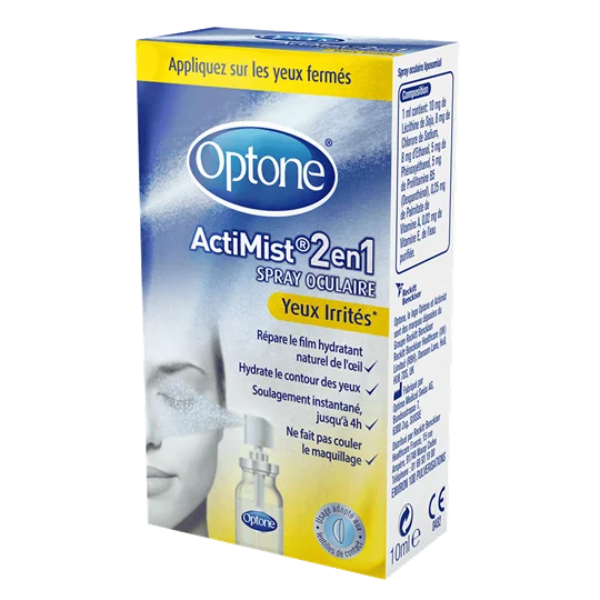 Optone Actimist 2 en 1 Spray Yeux Irrités 10ml
