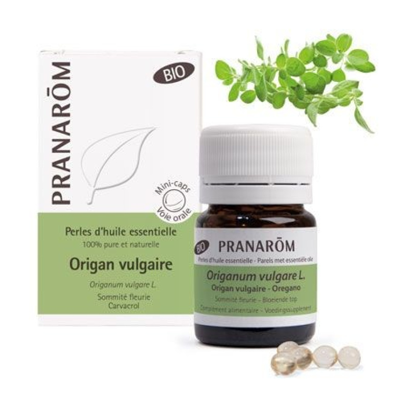 Pranarôm Origan Vulgaire X60 Perles d'Huiles Essentielles