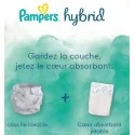 Pampers Hybrid 3-16 kg 15 Coeurs Absorbants Kit Découverte