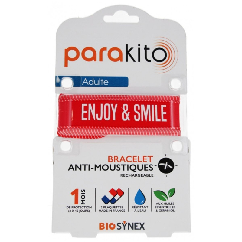 Para'kito Bracelet Anti-moustique Enjoy & Smile