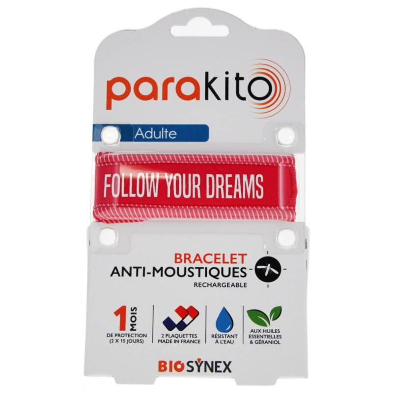 Para'kito Bracelet Anti-moustique Follow Your Dreams
