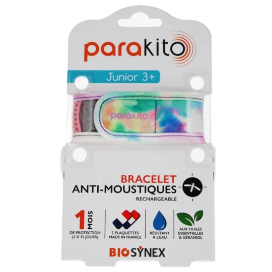 Para'kito Bracelet Anti-moustique Tie&Dye Junior 3 ans et+
