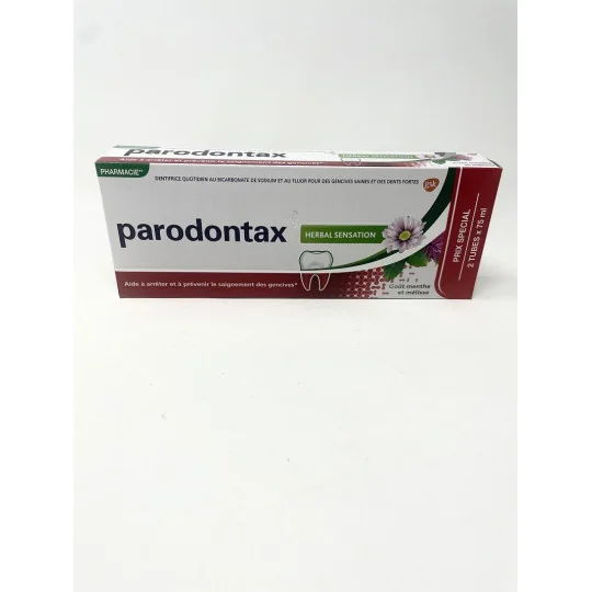 Parodontax Dentifrice Herbal Sensation 2X75ml