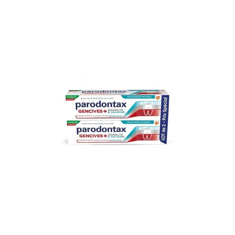 Parodontax Gencives + Sensibilite Haleine Dentifrice 2x75ml