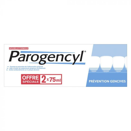 Parogencyl Dentifrice Prévention Gencives  2x75ml