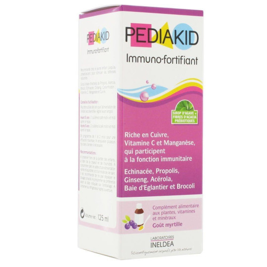Pediakid Immuno-Fort Sirop 125ml (goût myrtille)