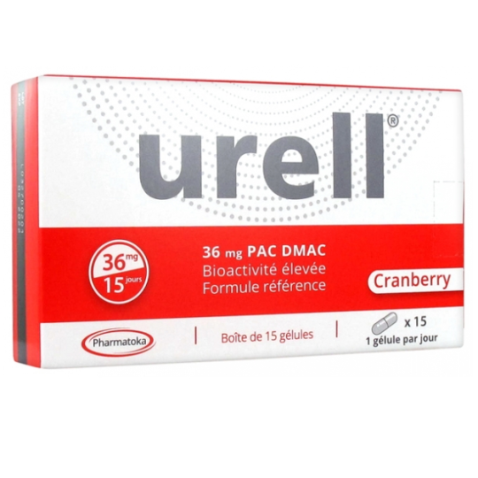 Pharmatoka Urell Cranberry 15 gélules