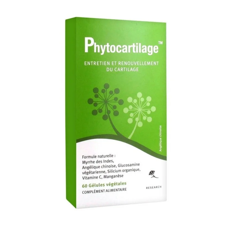 PhytoResearch Phytocartilage 60 Gélules Végétales
