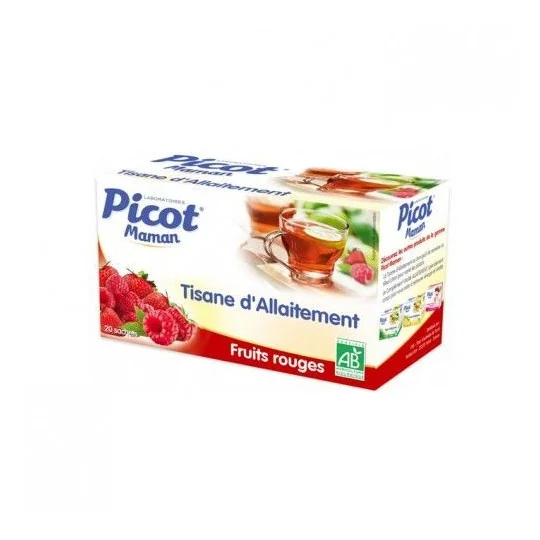 Picot Maman Tisane Allaitement Fruits Rouges 20 Sachets