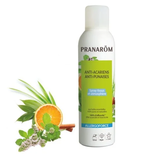 Pranarôm Allergoforce Anti-Acariens Spray Tissus Atmosphère Vegan 150ml