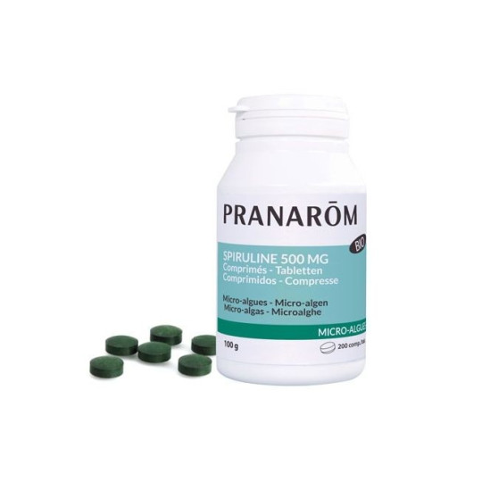 Pranarôm Bio  Spiruline 500mg 150 Comprimés Vegan
