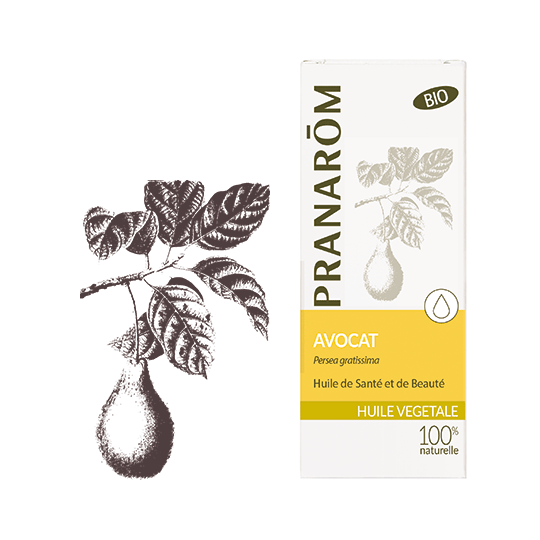Pranarôm Huile Végétale d'Avocat Bio  50ml