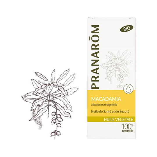 Pranarôm Huile Végétale de Macadamia Bio  50ml