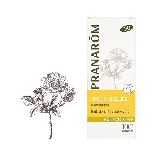 Pranarôm Huile Végétale de Rose Musquée Bio 50ml