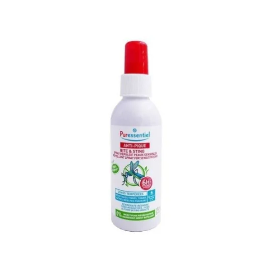 Puressentiel Anti-Pique Spray Répulsif Peaux Sensibles 100ml