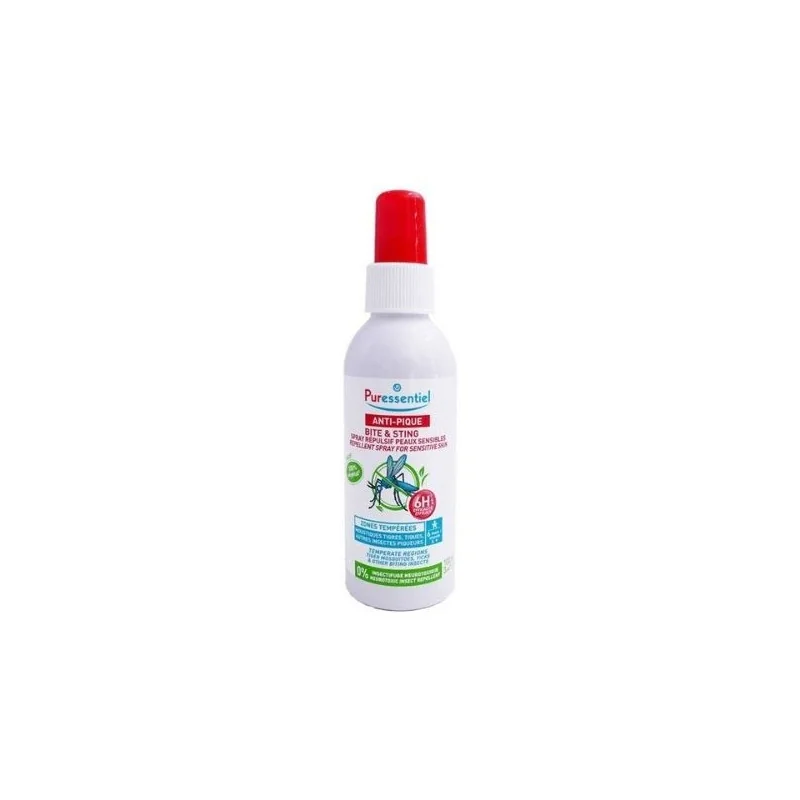 Puressentiel Anti-Pique Spray Répulsif Peaux Sensibles 100ml