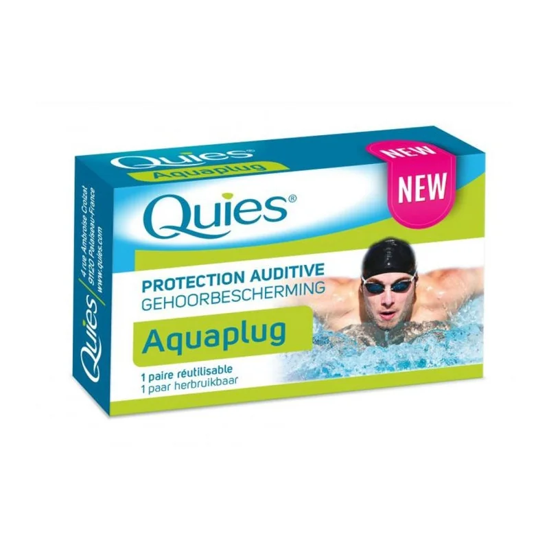 Quies Aquaplug Protection Auditive Adulte Natation 1 Paire