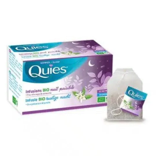 Quies Infusions Bio Nuit Paisible 20 Sachets