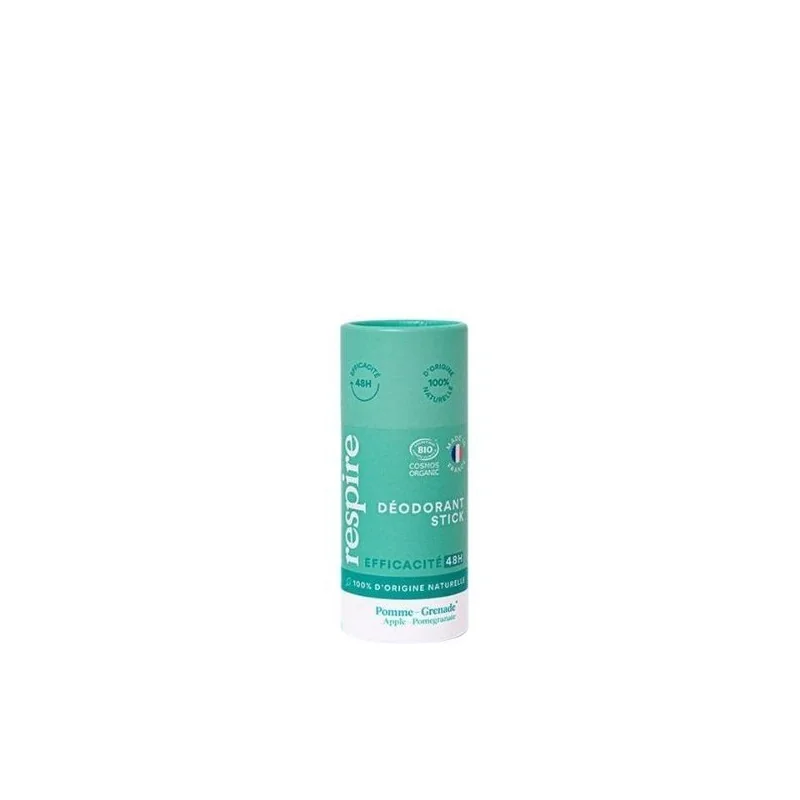 Respire Déodorant Stick Pomme-Grenade Bio Vegan 50g
