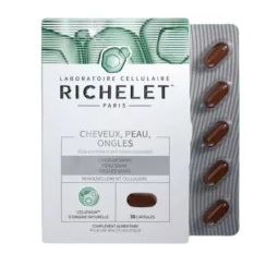 Richelet Cheveux Peau Ongles 30 Capsules