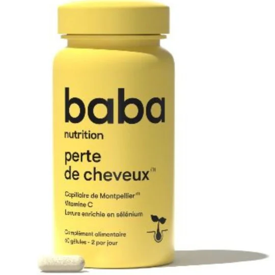 Baba Nutrition Perte de Cheveux 60 Gélules