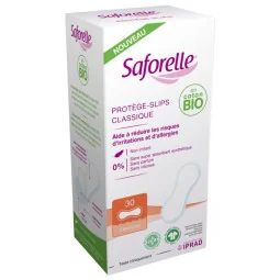 Saforelle 30 Protège-slips Coton Bio