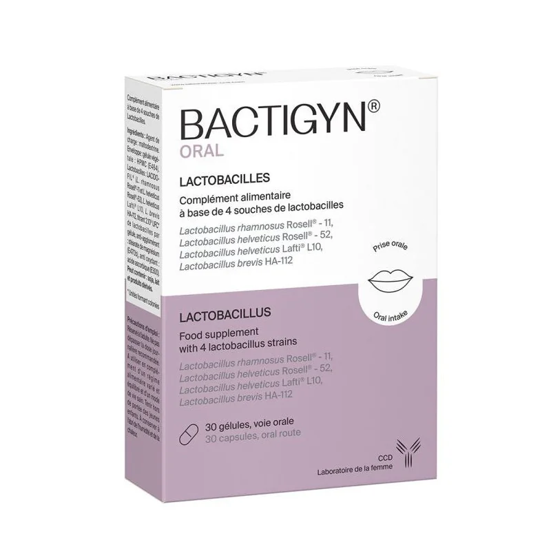 Bactigyn Oral Lactobacilles 30 gélules