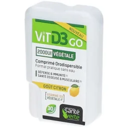 Santé Verte VitD3 GO 30 comprimés
