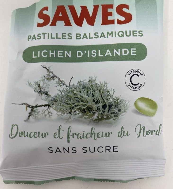 Sawes Pastilles Balsamiques Lichen d'Islande 50g