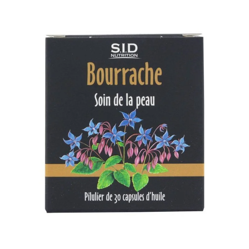 SID Nutrition Bourrache 30 Gélules