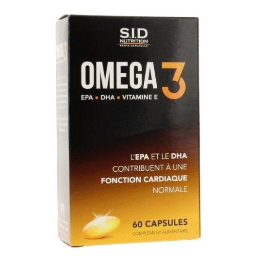 SID Nutrition Omega 3 Fonction Cardiaque 60 Capsules
