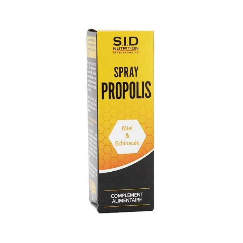 Sid Nutrition Spray Propolis Miel & Echinacée 20ml