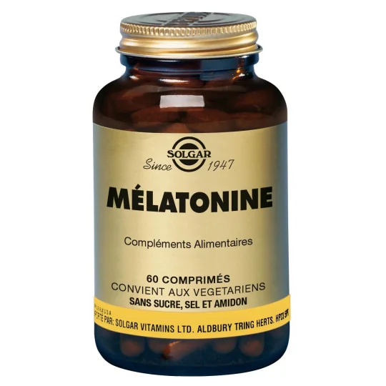 Solgar Mélatonine 1 mg 60 comprimés