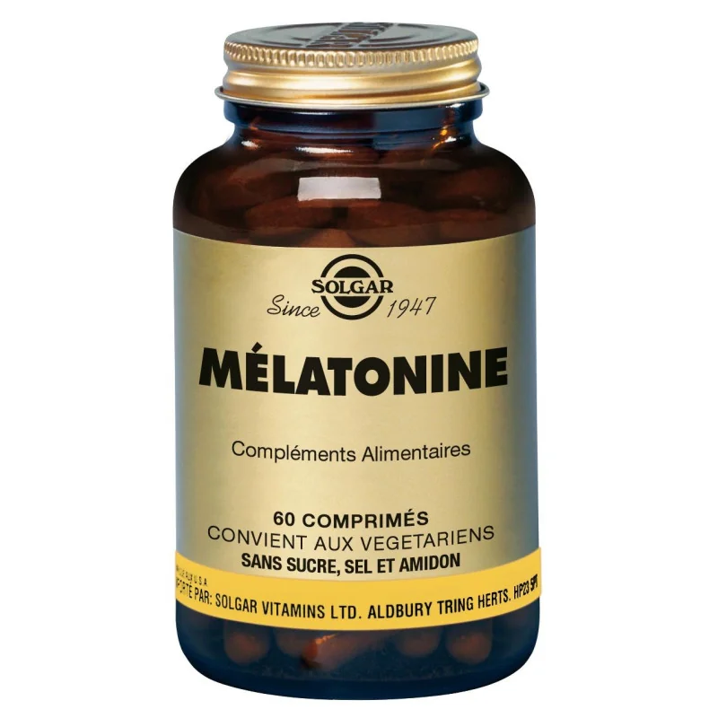 Solgar Mélatonine 1 mg 60 comprimés