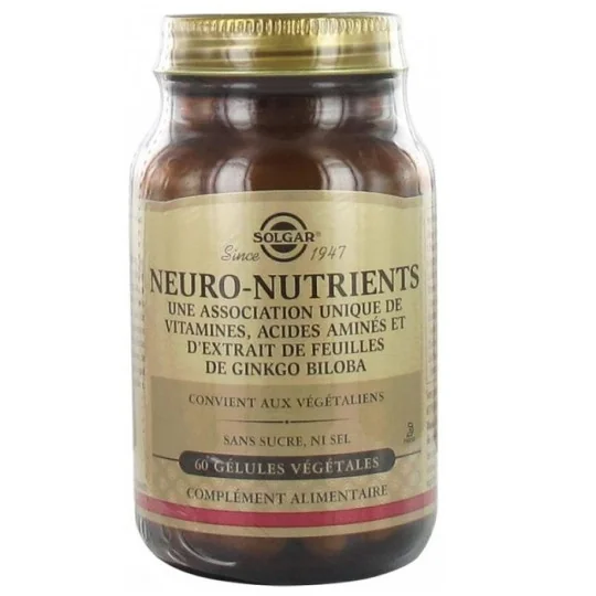 Solgar Neuro Nutrients 60 Gélules Végétales