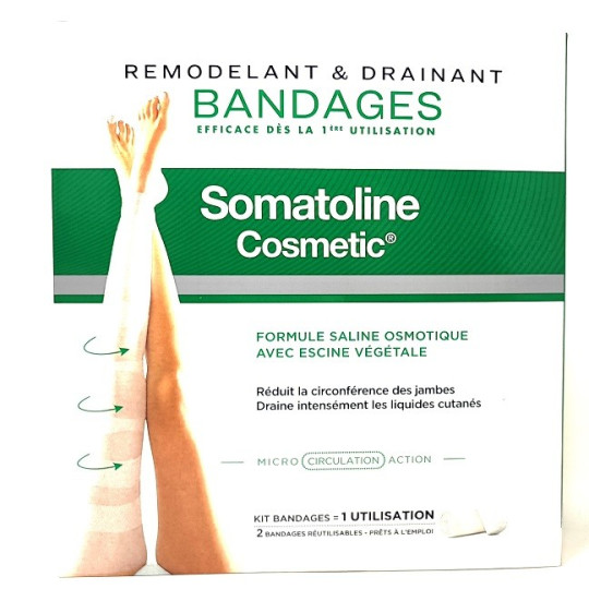Somatoline Cosmetic Kit Remodelant & Drainant 2 Bandages