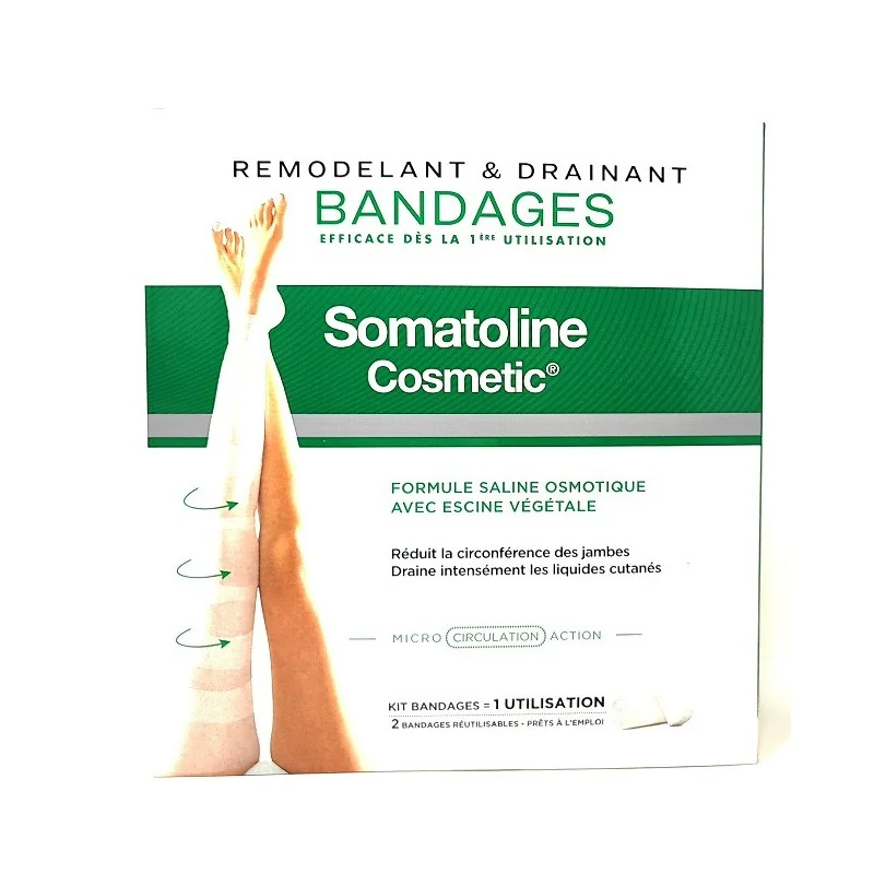 Somatoline Cosmetic Kit Remodelant & Drainant 2 Bandages
